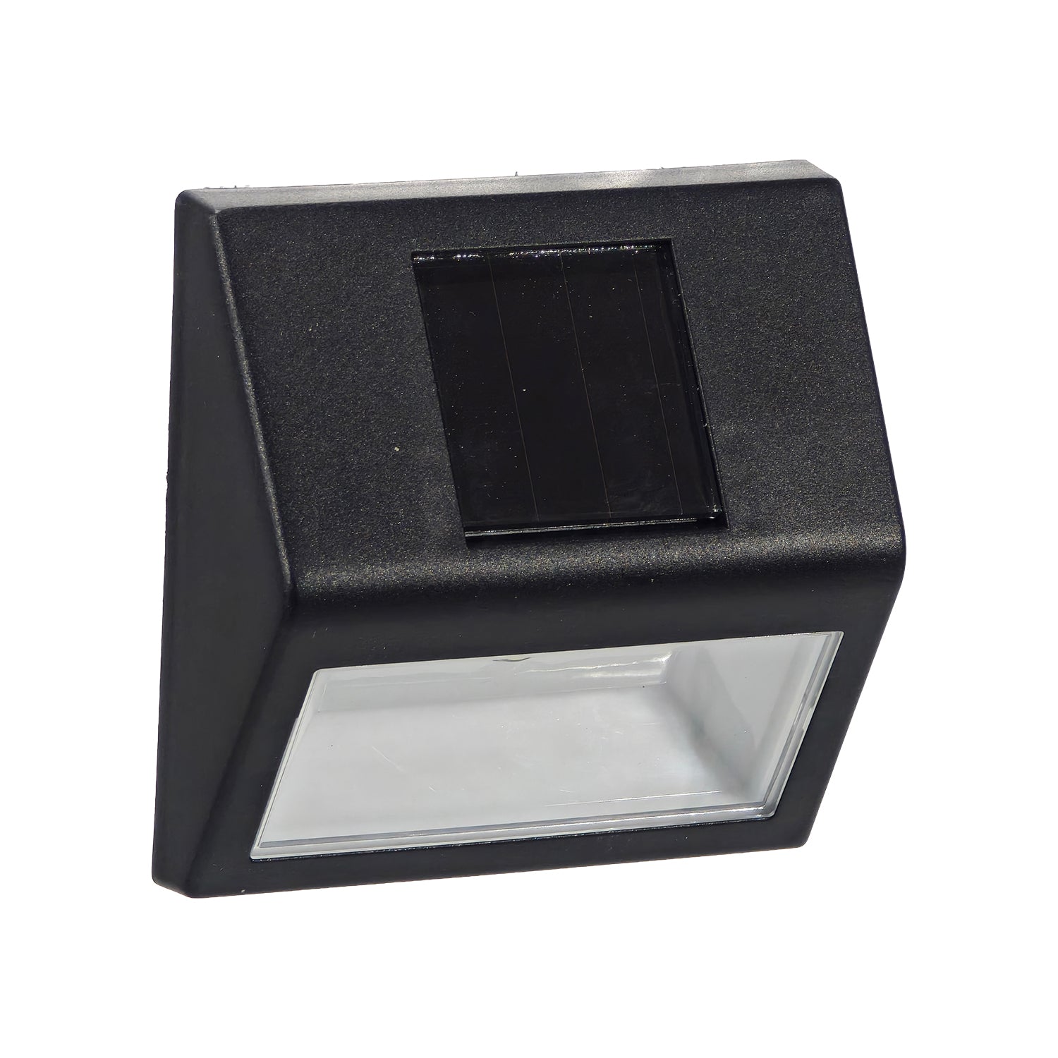 DICTROLUX - Lampada Solare Led da esterno Segnapasso Luce Naturale - h10x10x3,8 cm