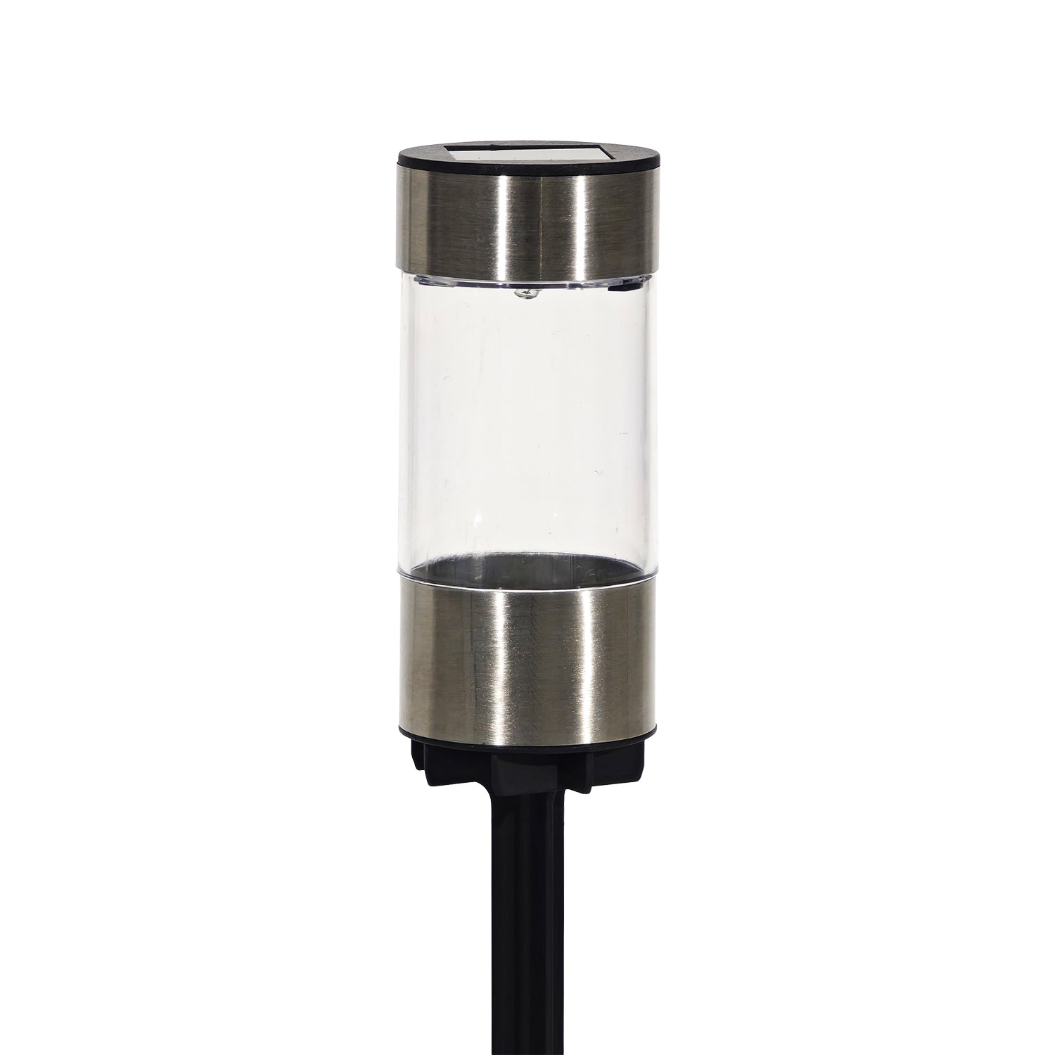 DICTROLUX - Lampada Solare Led da esterno Segnapasso Luce Calda - h19 cm diametro 5 cm