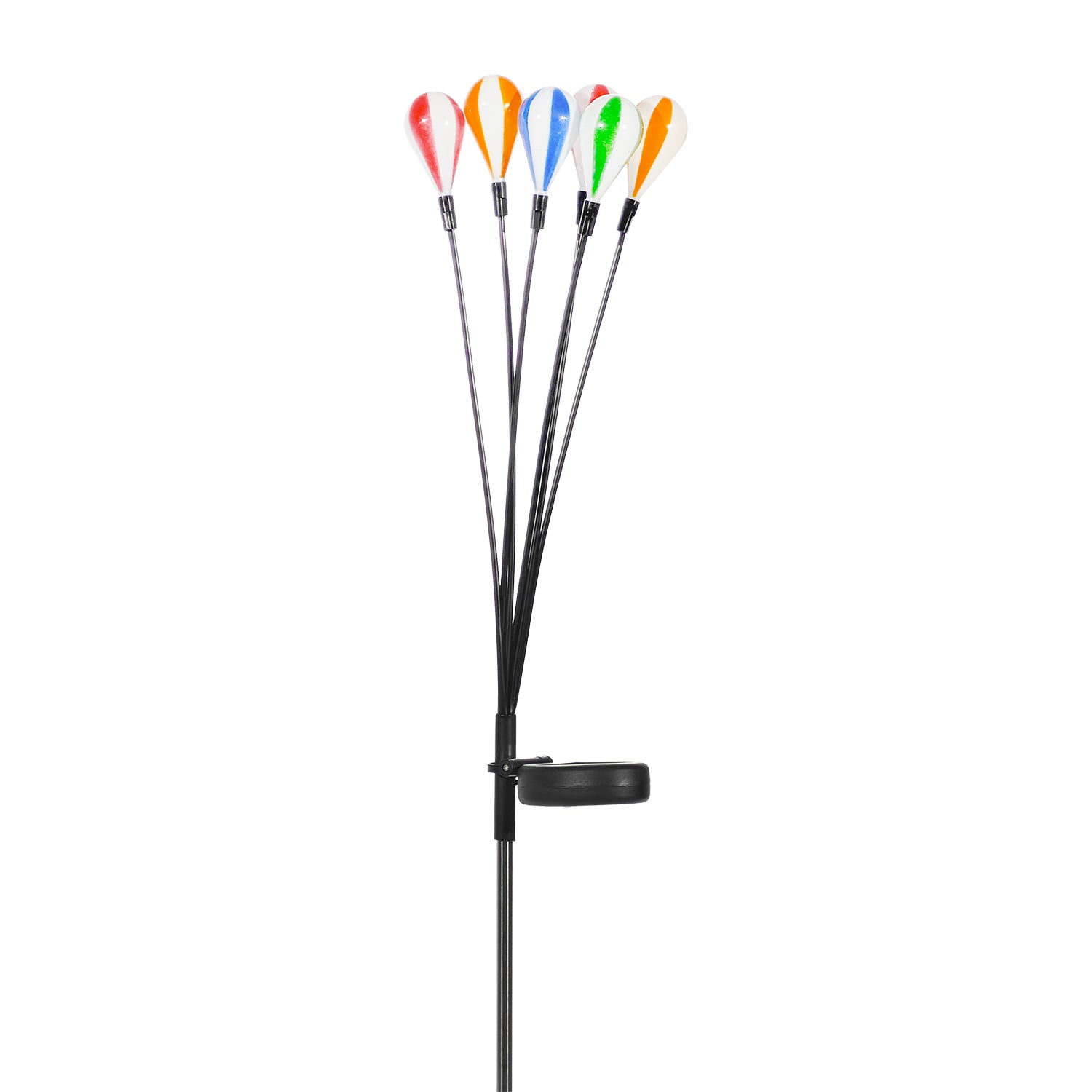 DICTROLUX - Lampada Solare Led da giardino Mongolfiere h71 cm