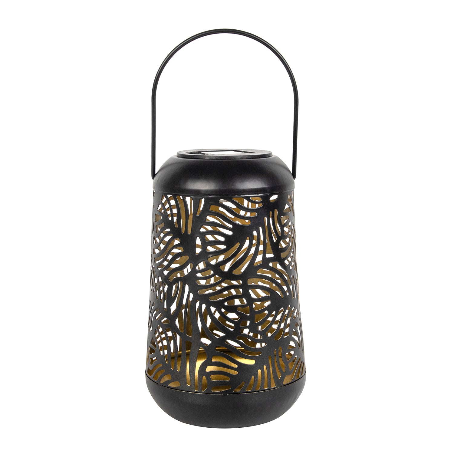 DICTROLUX - Lanterna Solare Led da giardino Decorativa Luce Calda - h18 cm diametro 11 cm