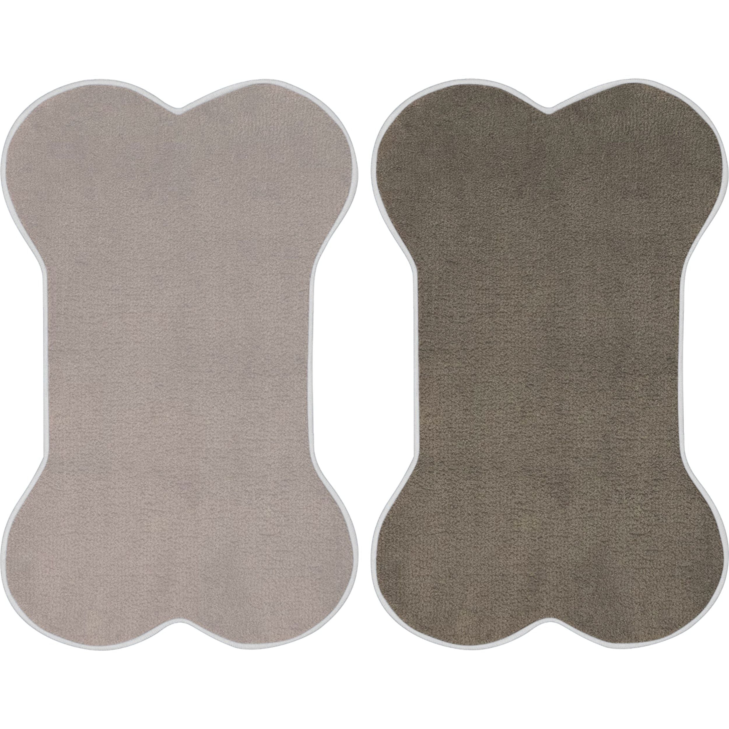 PET SITTER - Tappeto a forma di osso per Animali 50x35,5 cm