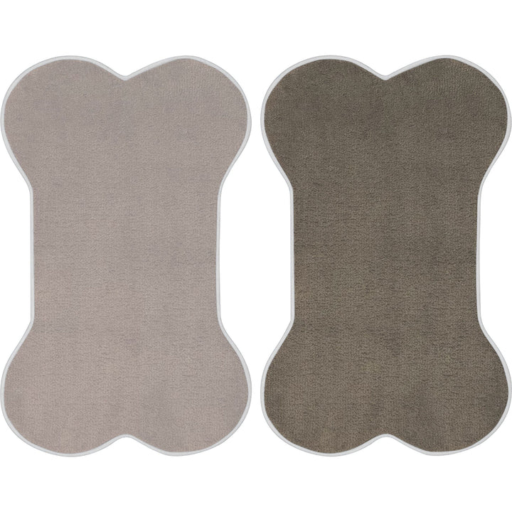 PET SITTER - Tappeto a forma di osso per Animali 50x35,5 cm