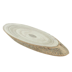 GUSTO CASA - Vassoio ovale in legno di paulownia - h2,5x45x15 cm