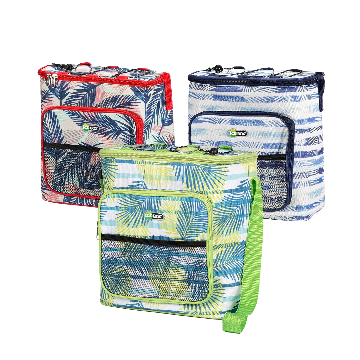 ICE BOX - Borsa Termica Leaves 12 litri - h29x25x16 cm