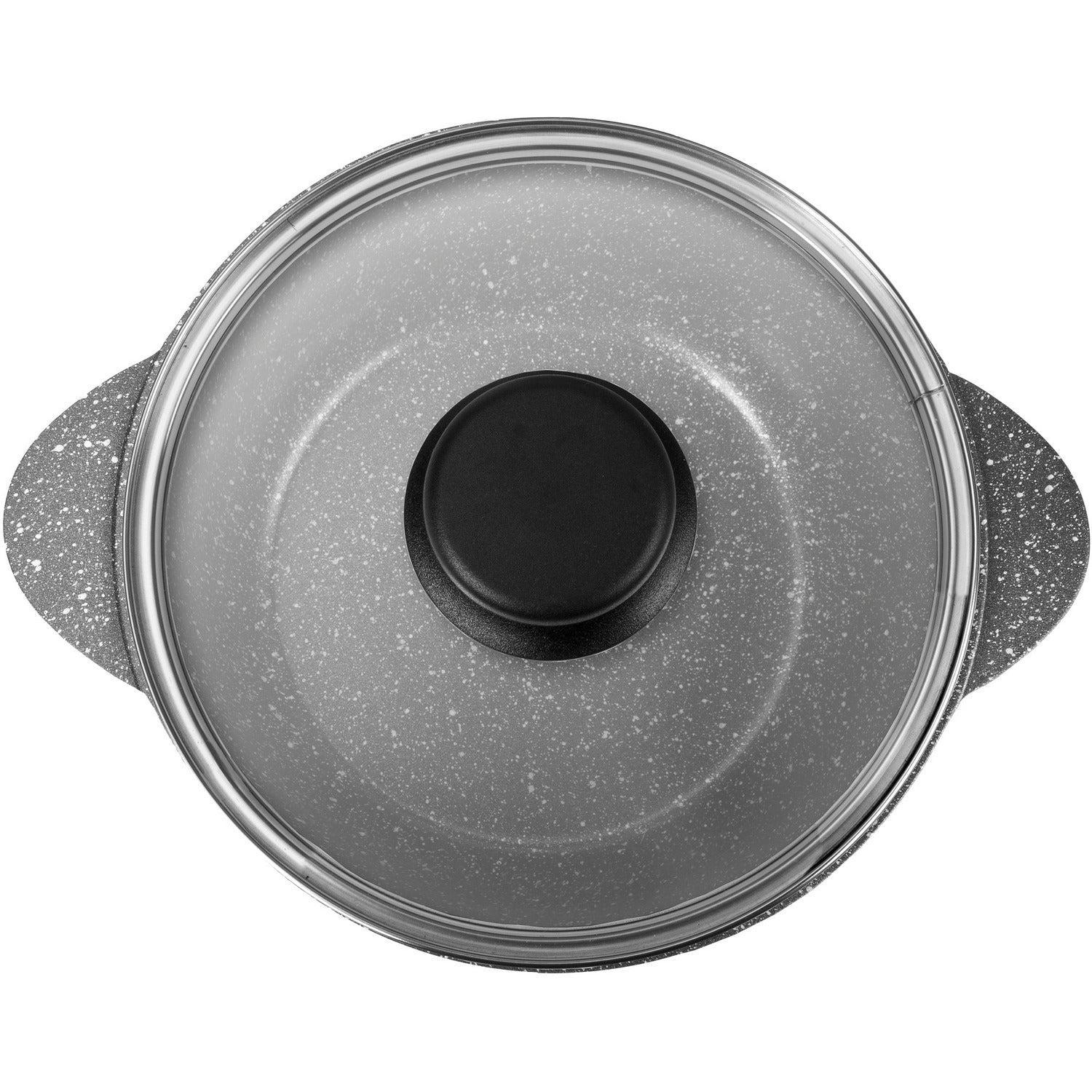 GUSTO CASA - Casseruola con coperchio e fondo a induzione Linea ChefStone - diametro 24 cm