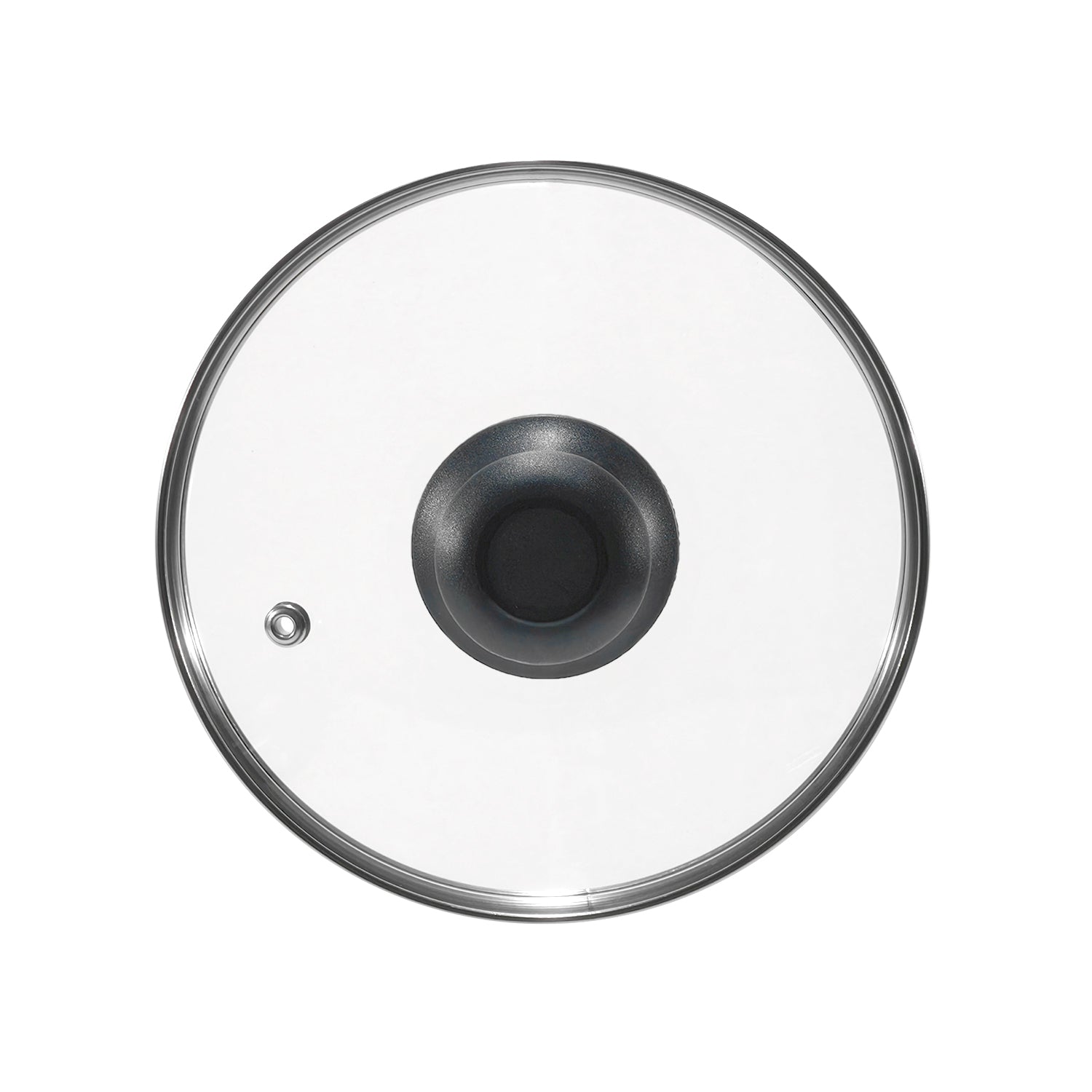 GUSTO CASA - Coperchio in Vetro Temperato con Valvola di Sfiato diametro 22 cm