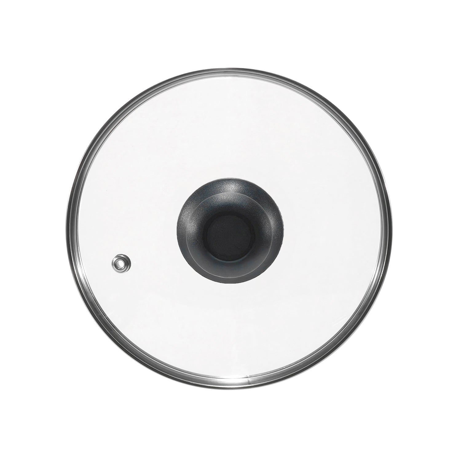 GUSTO CASA - Coperchio in Vetro Temperato con Valvola di Sfiato diametro 24 cm