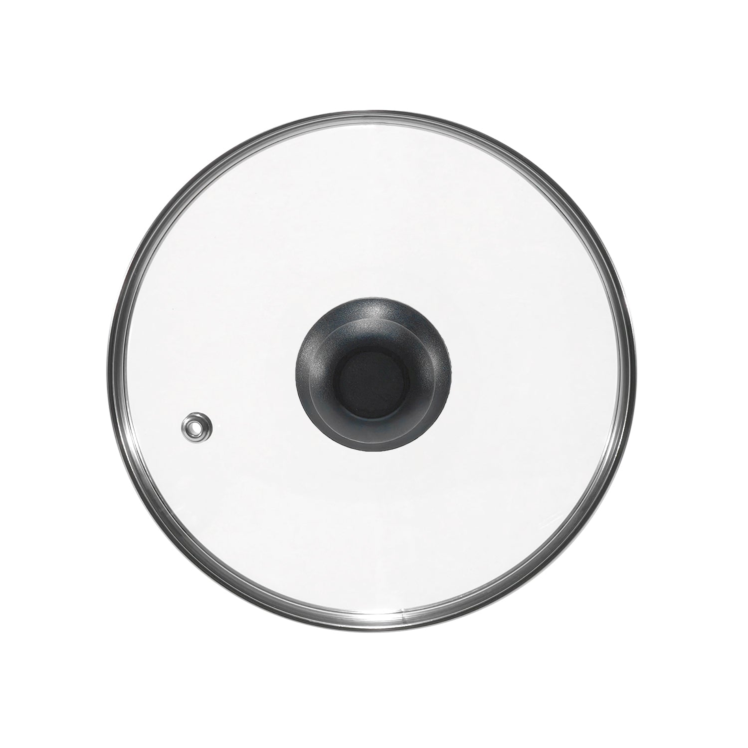 GUSTO CASA - Coperchio in Vetro Temperato con Valvola di Sfiato diametro 28 cm