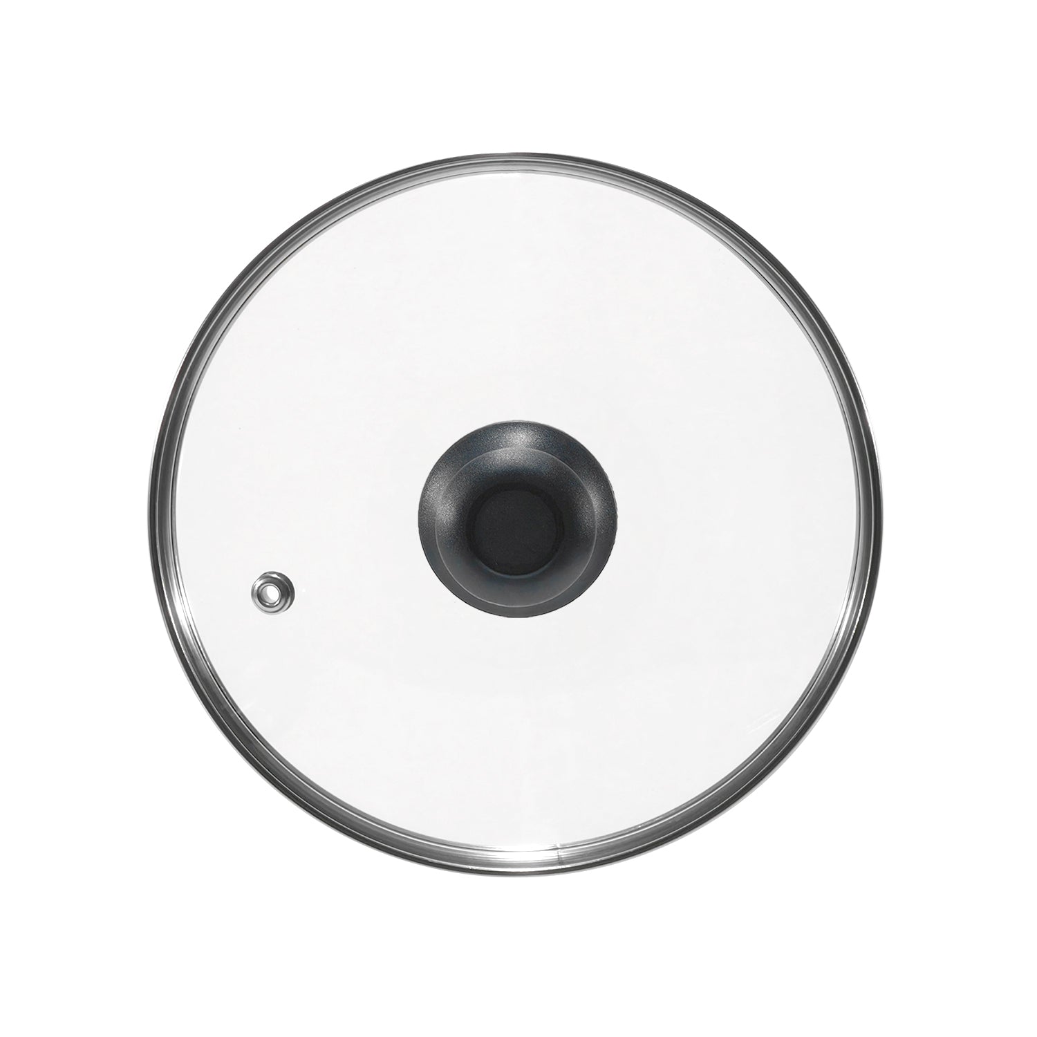 GUSTO CASA - Coperchio in Vetro Temperato con Valvola di Sfiato diametro 30 cm