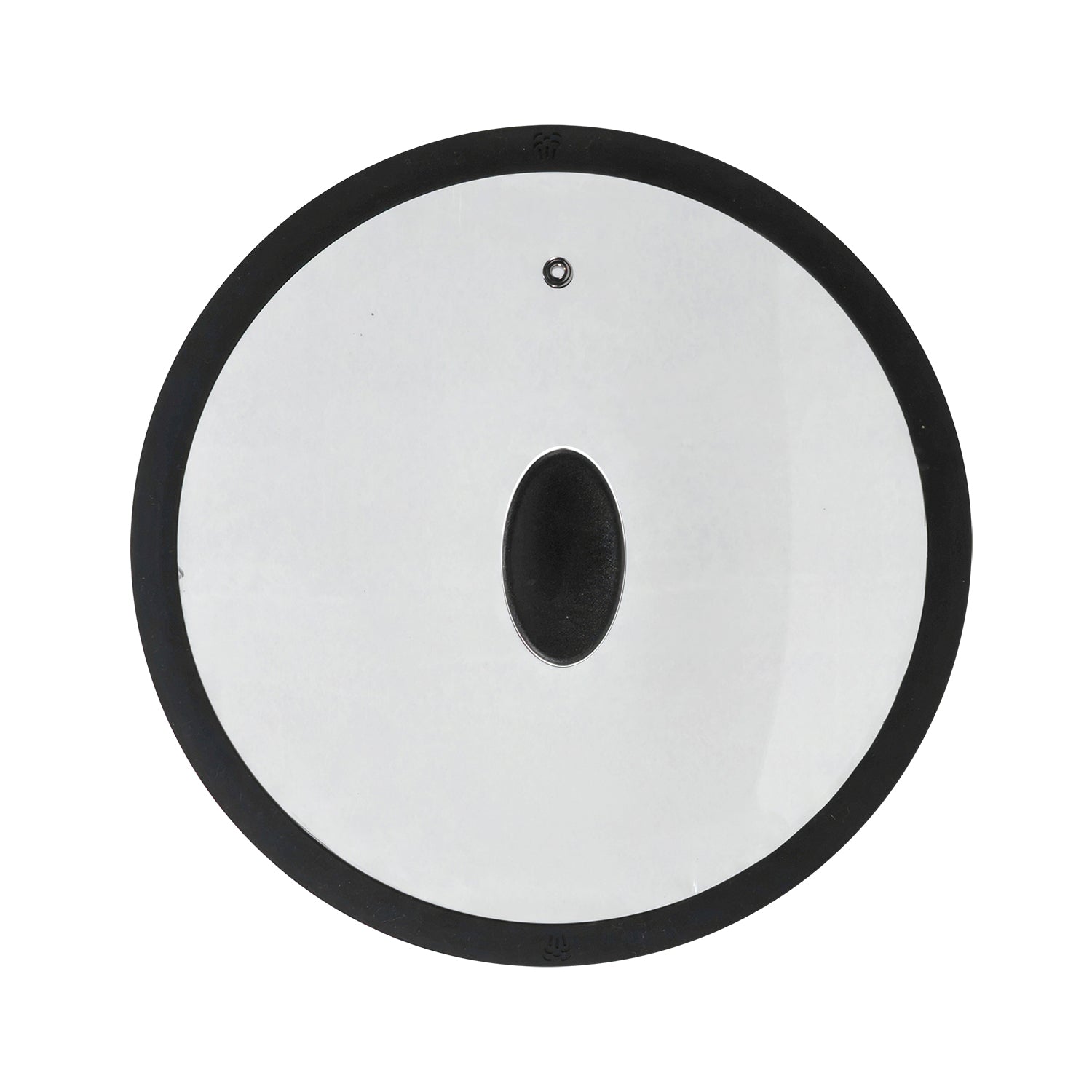 GUSTO CASA - Coperchio in Vetro Temperato con Bordo in Silicone diametro 32 cm