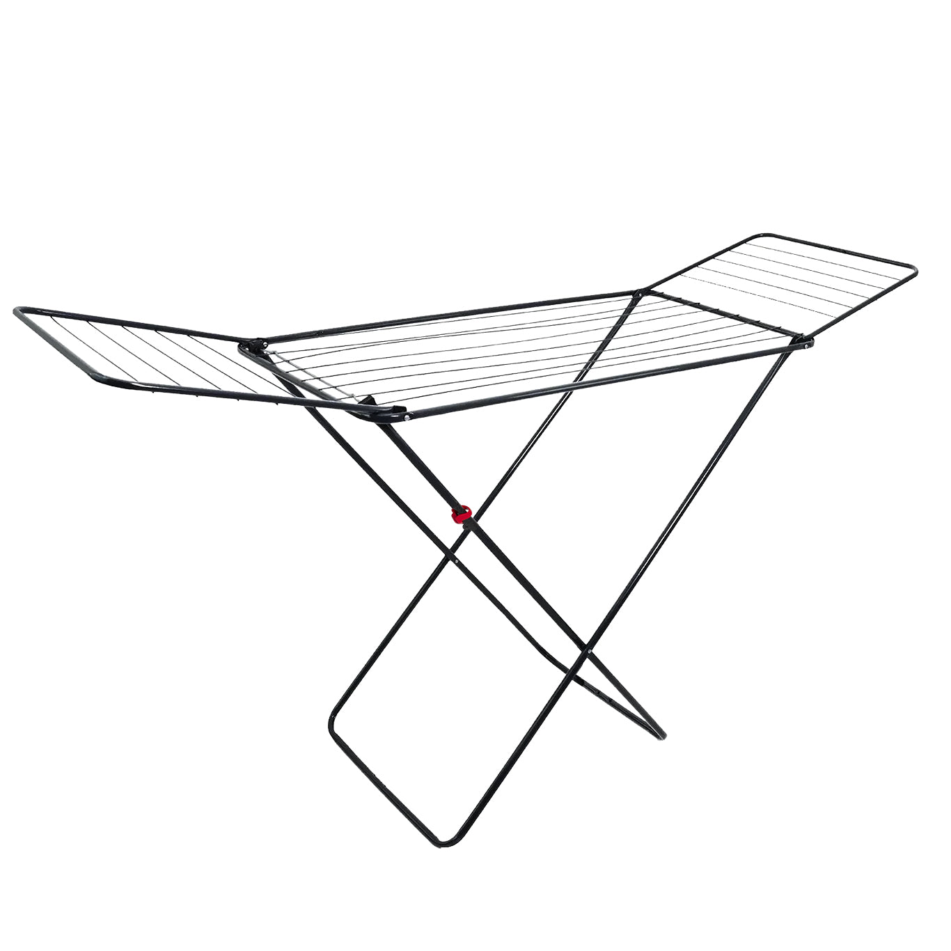 VESTIAMO CASA - Stendibiancheria Jet 3 in acciaio verniciato Nero  - 18 metri di stenditura