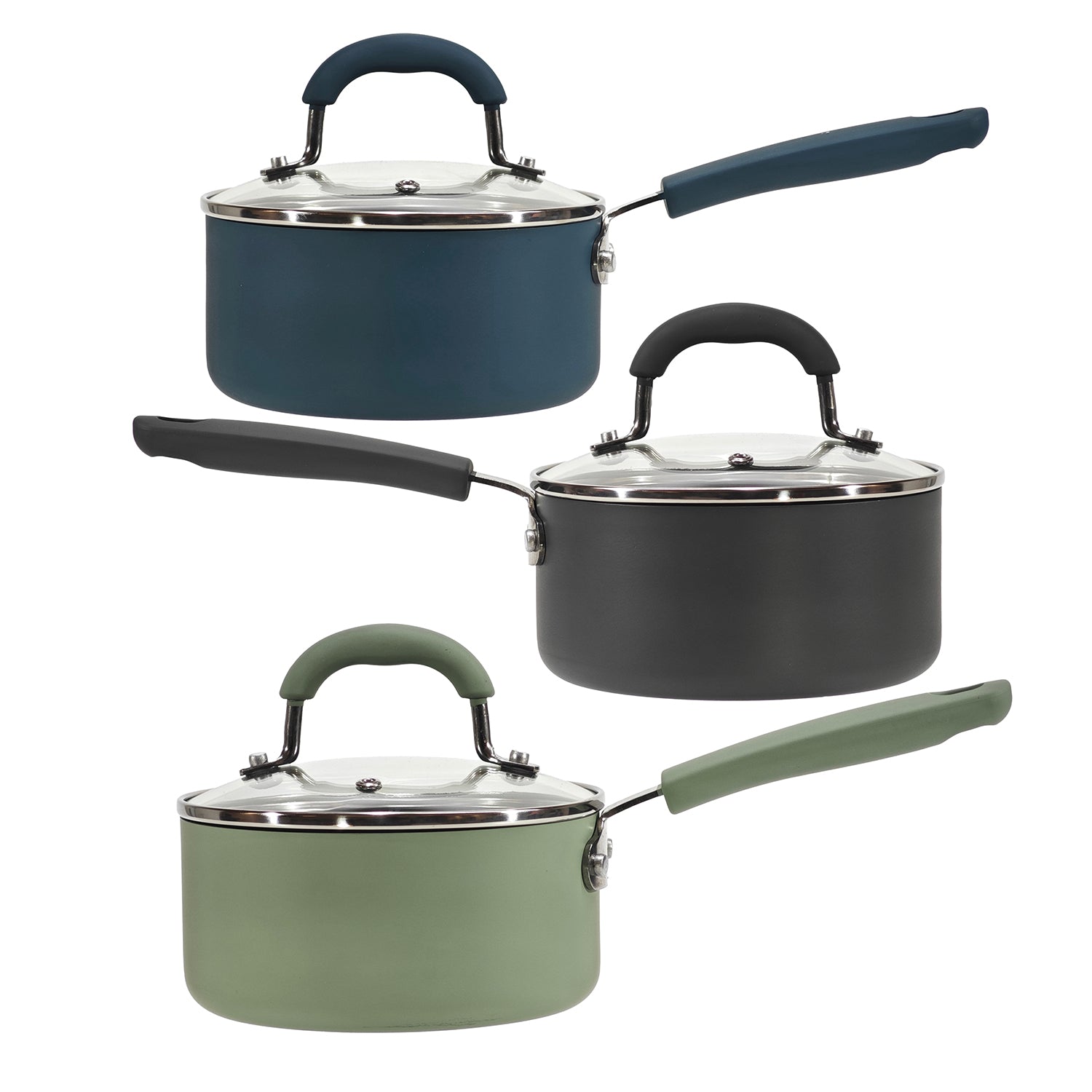 GUSTO CASA - Casseruola in alluminio pressato Linea Maya diametro 16 cm