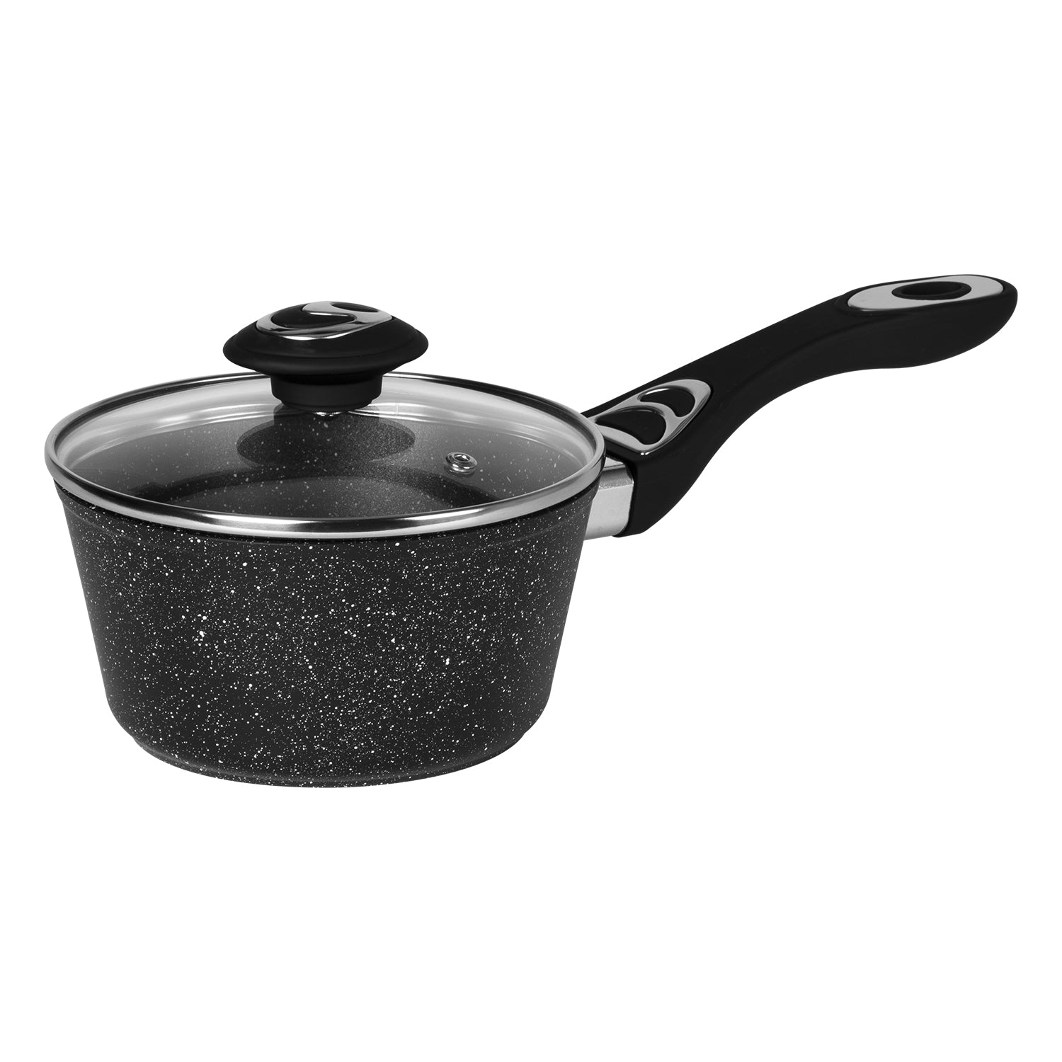 GUSTO CASA - Batteria di Pentole 10 pezzi Effetto Pietra in Alluminio Pressofuso CookStone - Compatibile con tutti i piani cottura, inclusa induzione