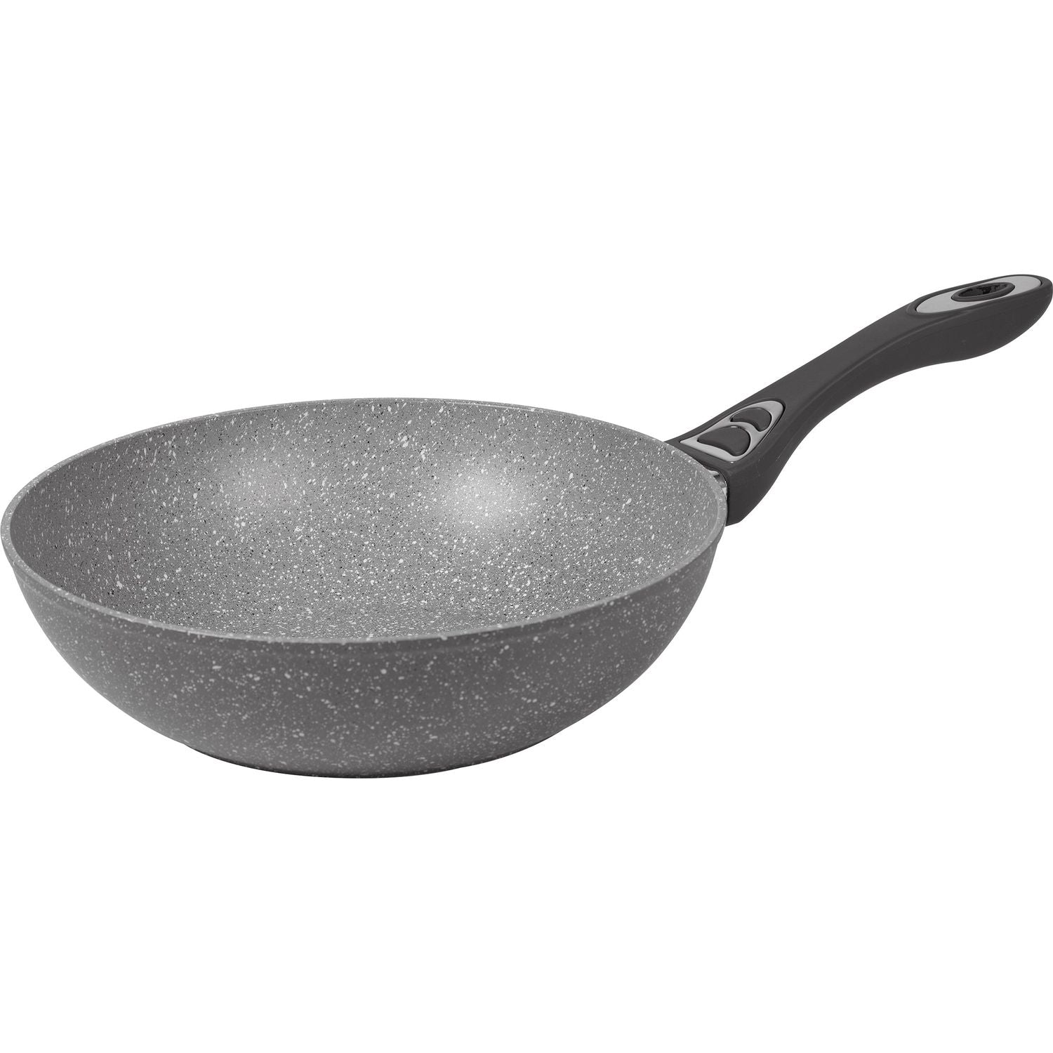 GUSTO CASA - Padella Wok in alluminio pressofuso Linea CookStone diametro 28 cm