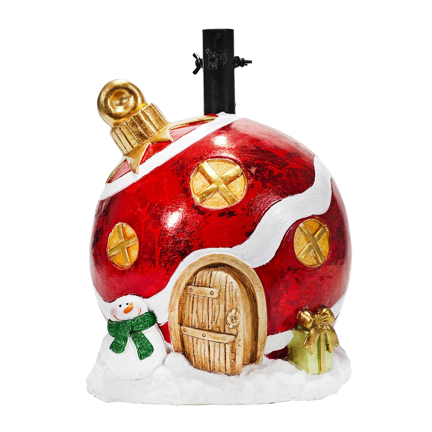 VESTIAMO CASA GRAN NATALE - Base Albero Palla Natalizia h43x33x32 cm