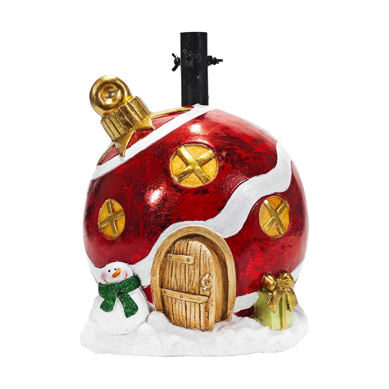 VESTIAMO CASA GRAN NATALE - Base Albero Palla Natalizia h43x33x32 cm