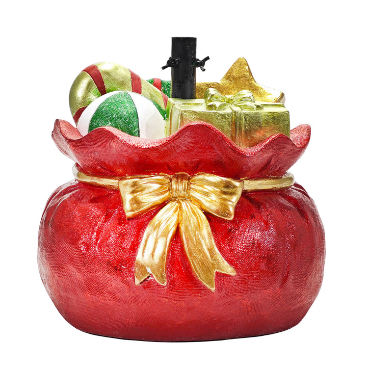 VESTIAMO CASA GRAN NATALE - Base Albero Natale Sacco Doni h43x44x41 cm