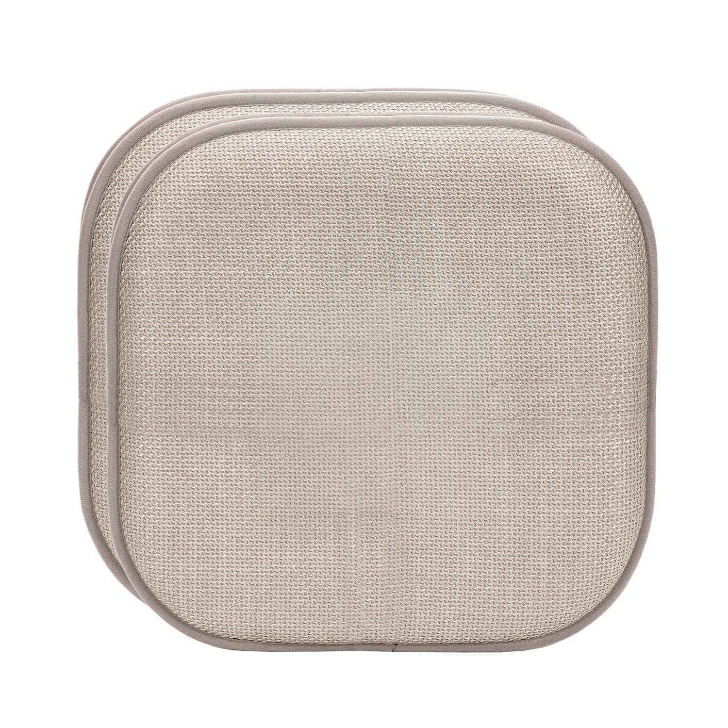 VESTIAMO CASA - Set 2 Cuscini Memory Foam Beige Antiscivolo 40x40 cm