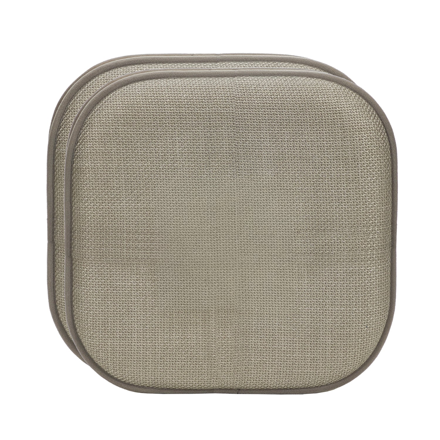 VESTIAMO CASA - Set 2 Cuscini Memory Foam Tortora Antiscivolo 40x40 cm