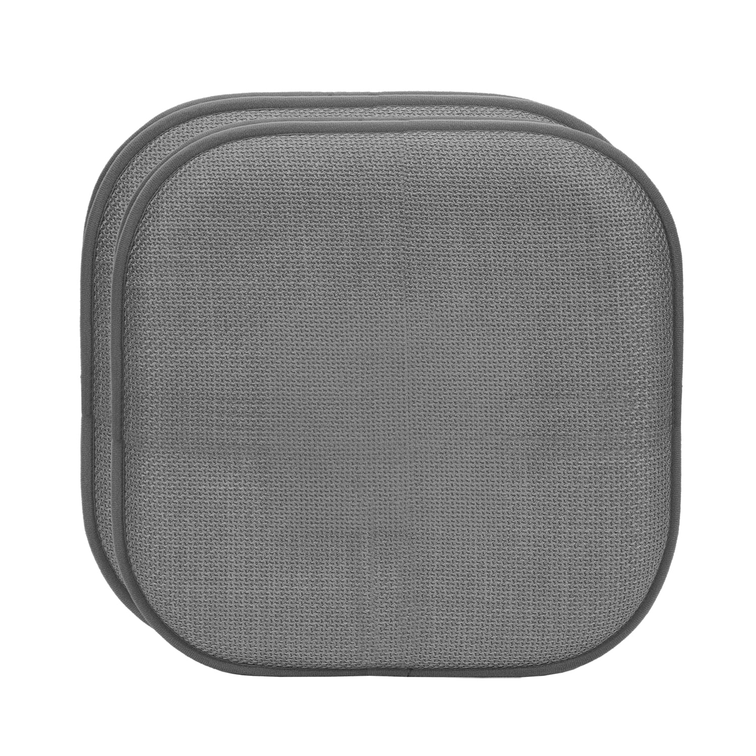 VESTIAMO CASA - Set 2 Cuscini Memory Foam Grigio Scuro Antiscivolo 40x40 cm