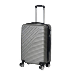 FREE TIME - Trolley Semirigido 19" Grigio in ABS con 4 ruote - h55x34,5x21 cm