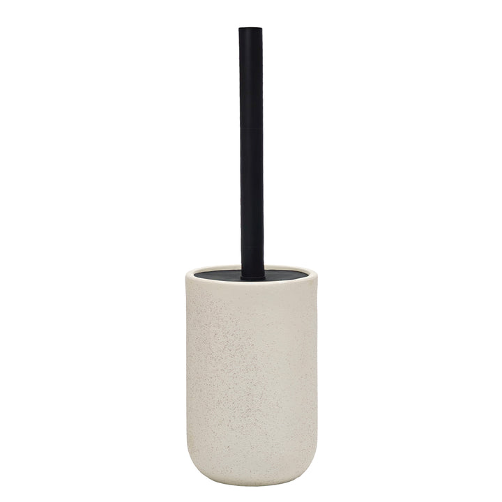 VESTIAMO CASA - Portascopino con scopino Bianco - h30 cm diametro 10 cm