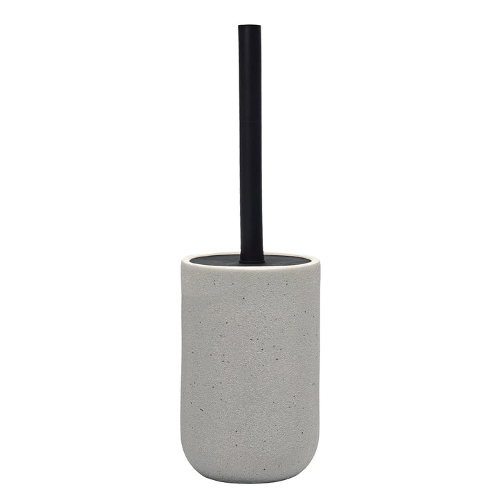 VESTIAMO CASA - Portascopino con scopino Grigio - h30 cm diametro 10 cm