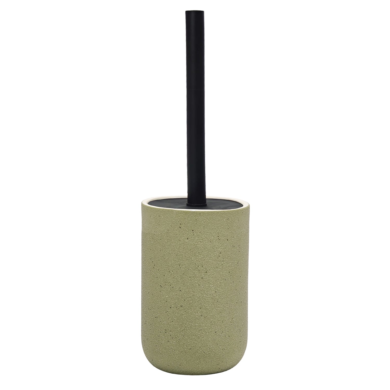 VESTIAMO CASA - Portascopino con scopino Verde - h30 cm diametro 10 cm