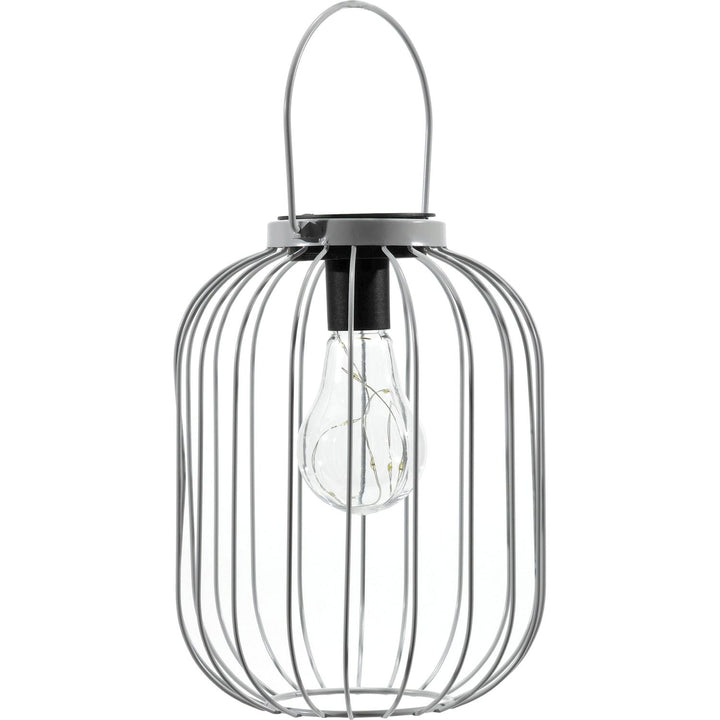 DICTROLUX - Lanterna Solare Led Bianca - altezza 22 cm diametro 16 cm