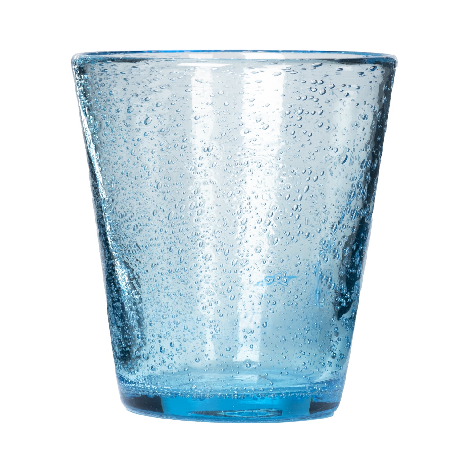 GUSTO CASA - Bicchieri in vetro soffiato Bubbles Color 30 cl - set 6 pezzi