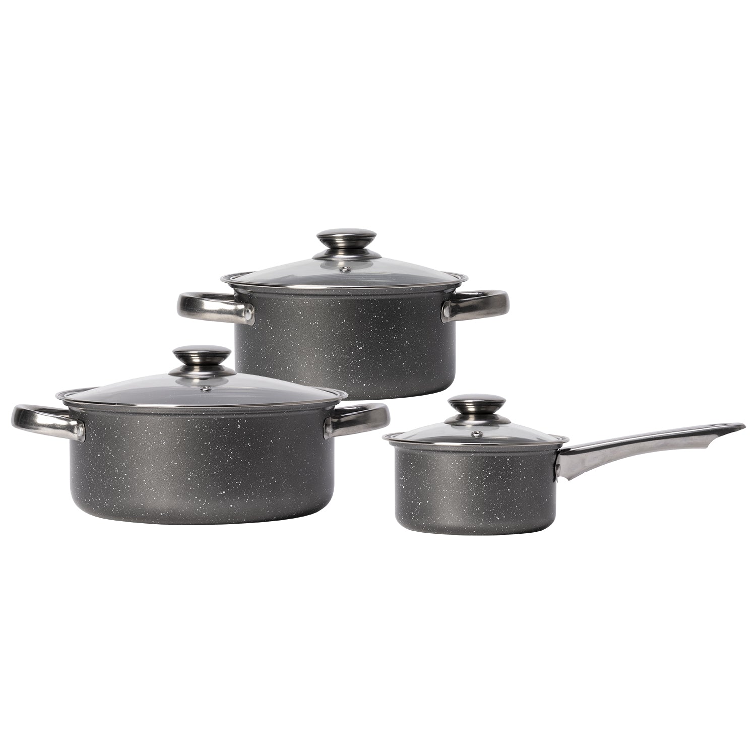 GUSTO CASA - Batteria Pentole 6 pezzi Corinzia