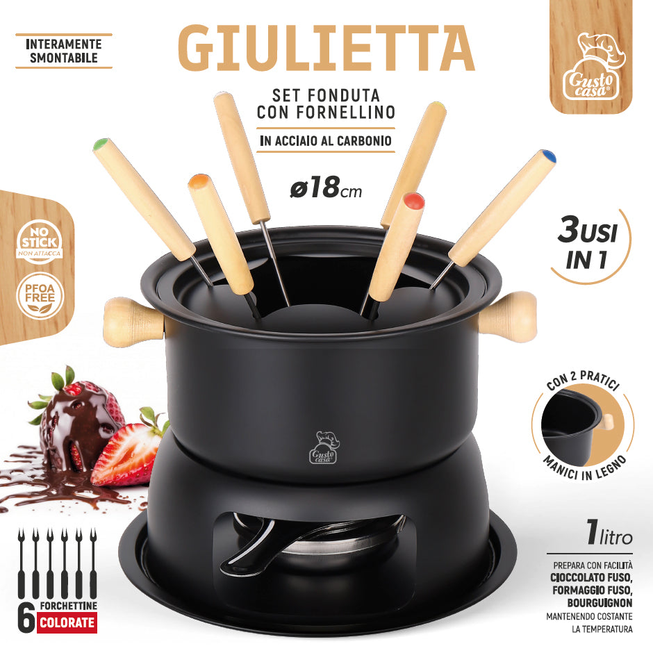 GUSTO CASA - Set Fonduta Giulietta
