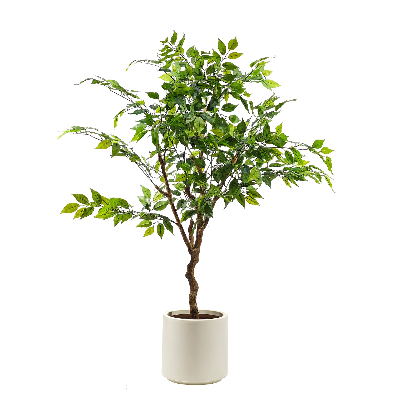 VESTIAMO CASA - Pianta artificiale Ficus in vaso - h120 cm x diametro 22 cm