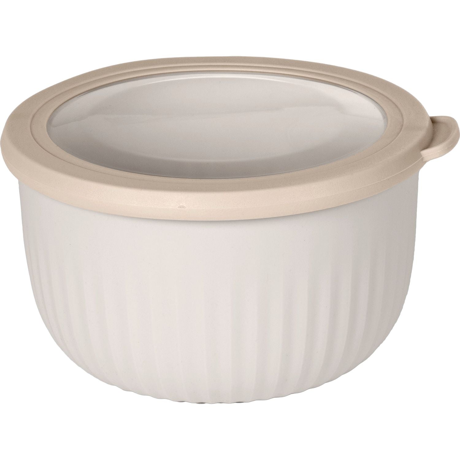 GUSTO CASA - Set 4 Contenitori Rotondi Alt Linea Timeless con Coperchi Ermetici Multicolor