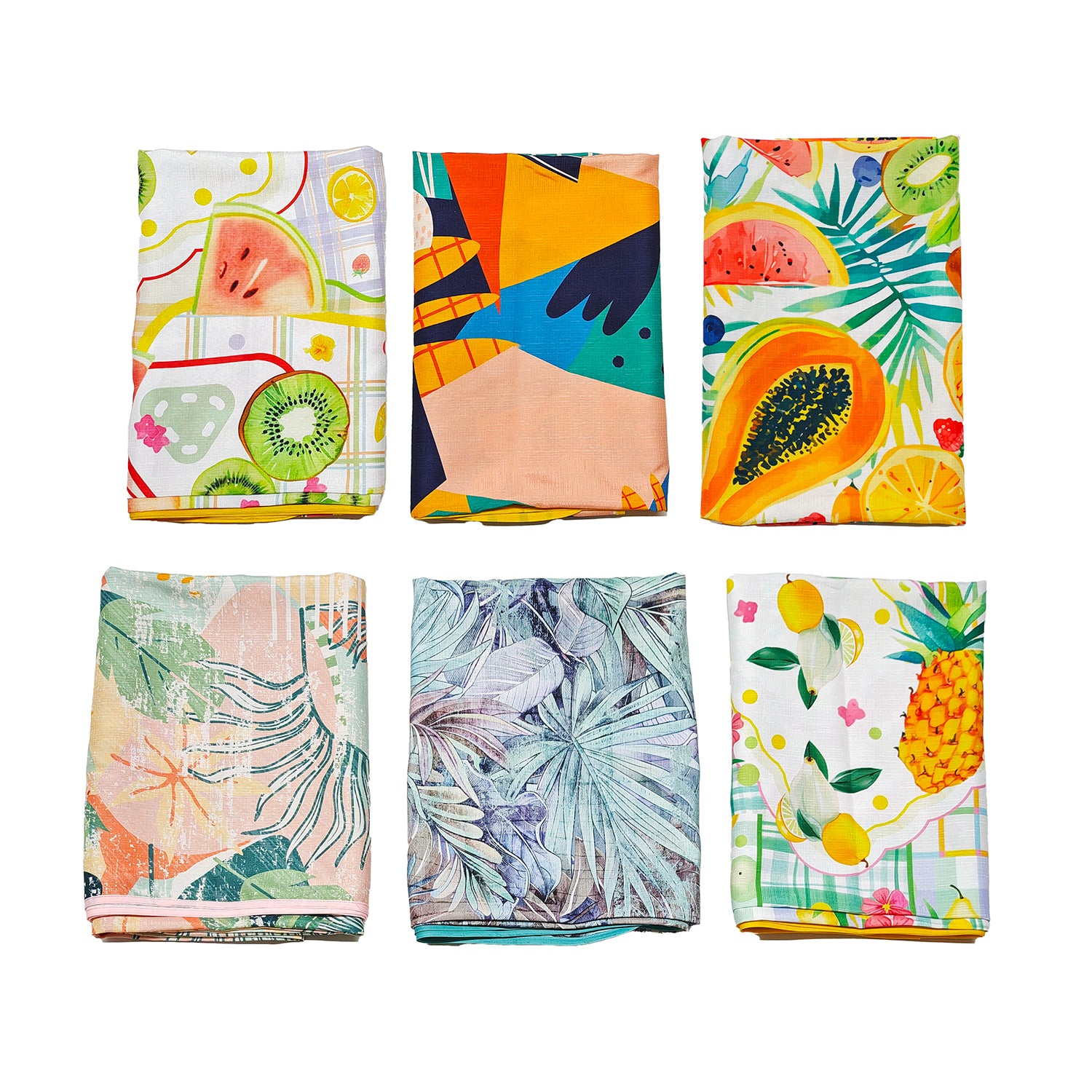 VESTIAMO CASA - Tovaglia Antimacchia Tropical 6 posti 140x180 cm