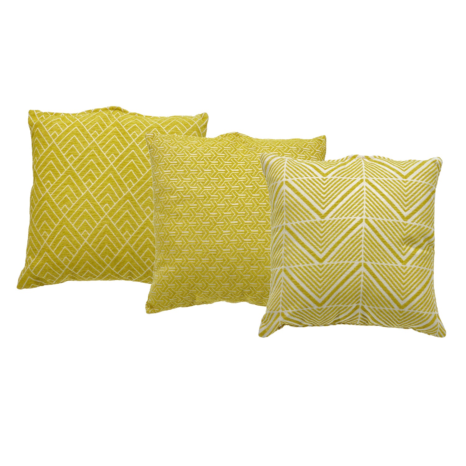 VESTIAMO CASA - Cuscino Jacquard Sfoderabile Senape 45x45 cm