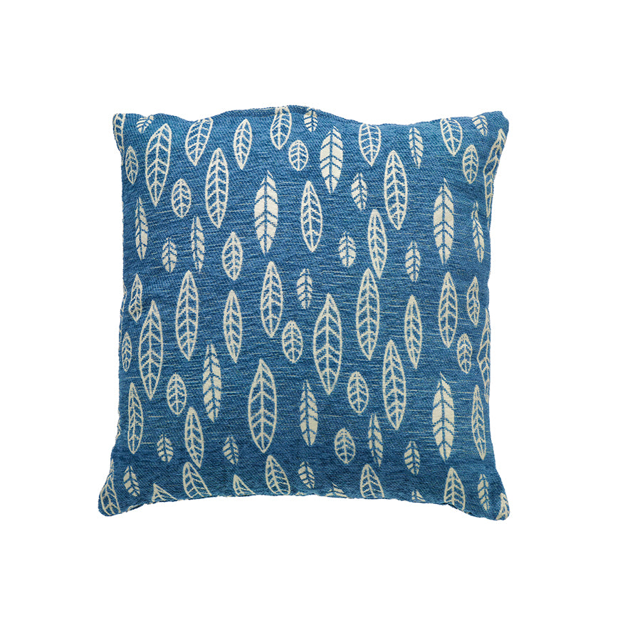 VESTIAMO CASA - Cuscino Jacquard Sfoderabile Blu Petrolio 45x45 cm