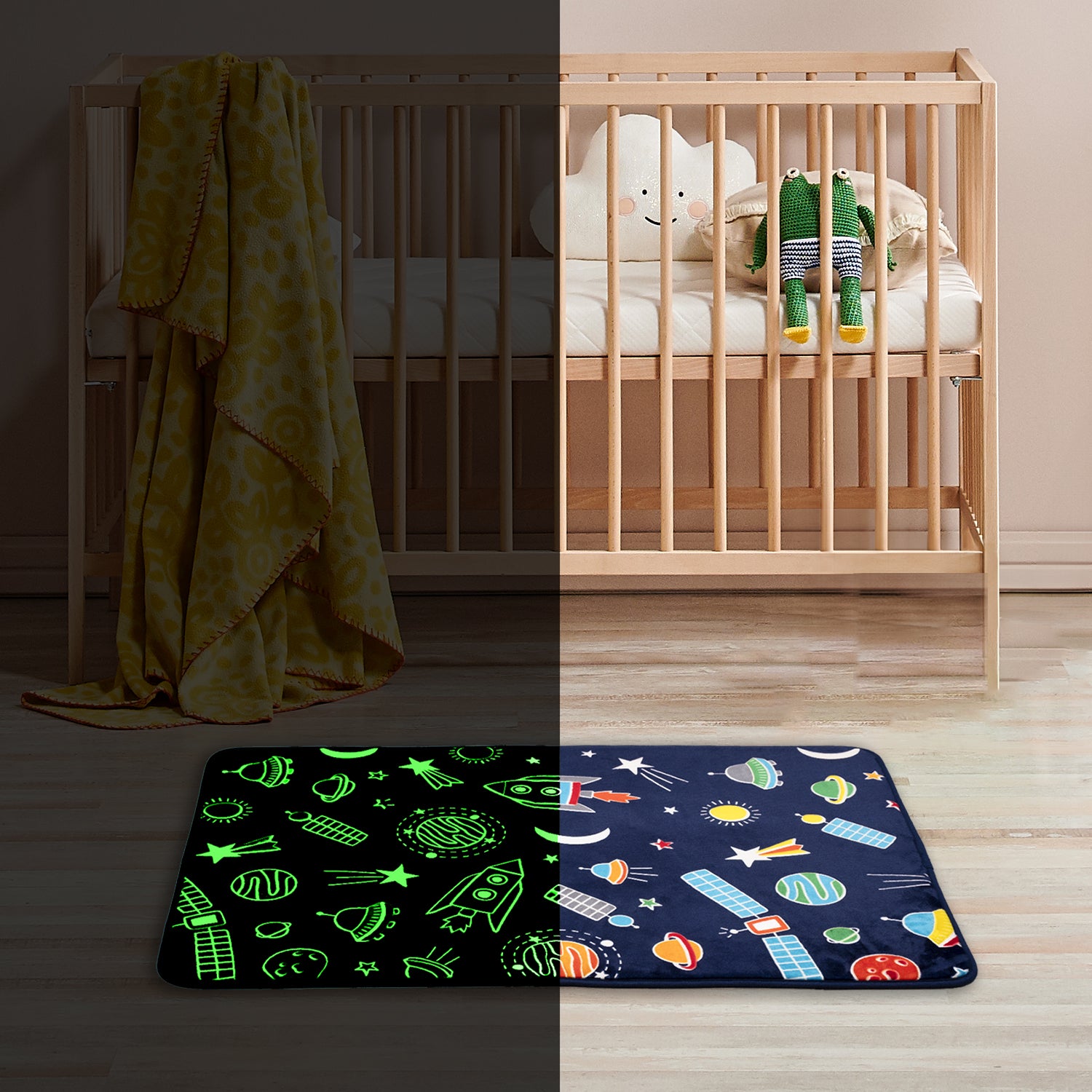 VESTIAMO CASA - Tappeto Magico Fluorescente 90x60 cm