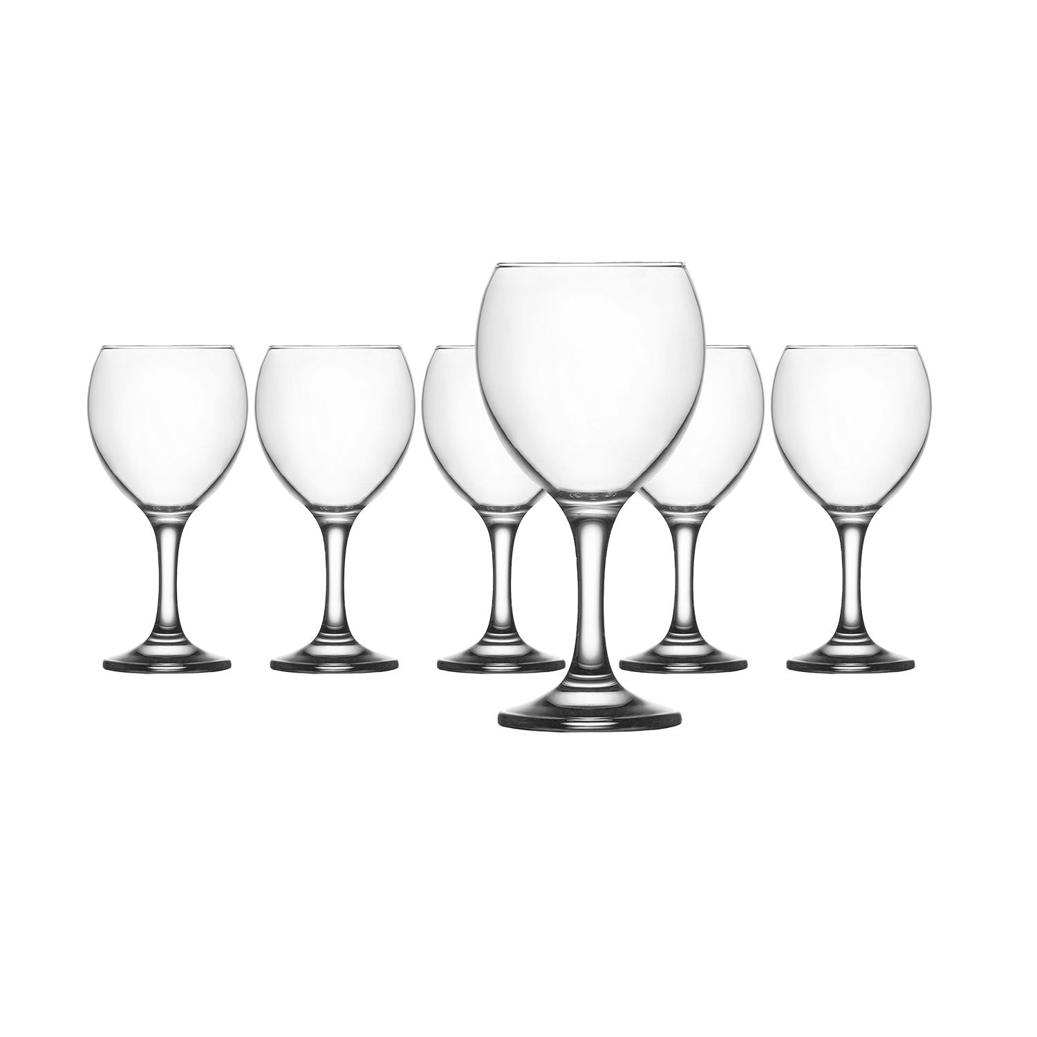 LAV - Calici da Vino Misket in Vetro 26 cl - set 6 pezzi