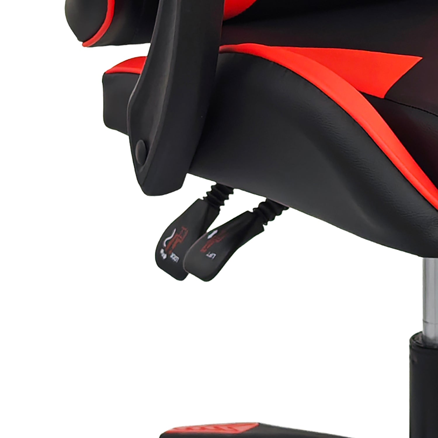 DICTROLUX - Sedia Gaming DLX818 Red Reclinabile con Supporto Lombare e Poggiatesta