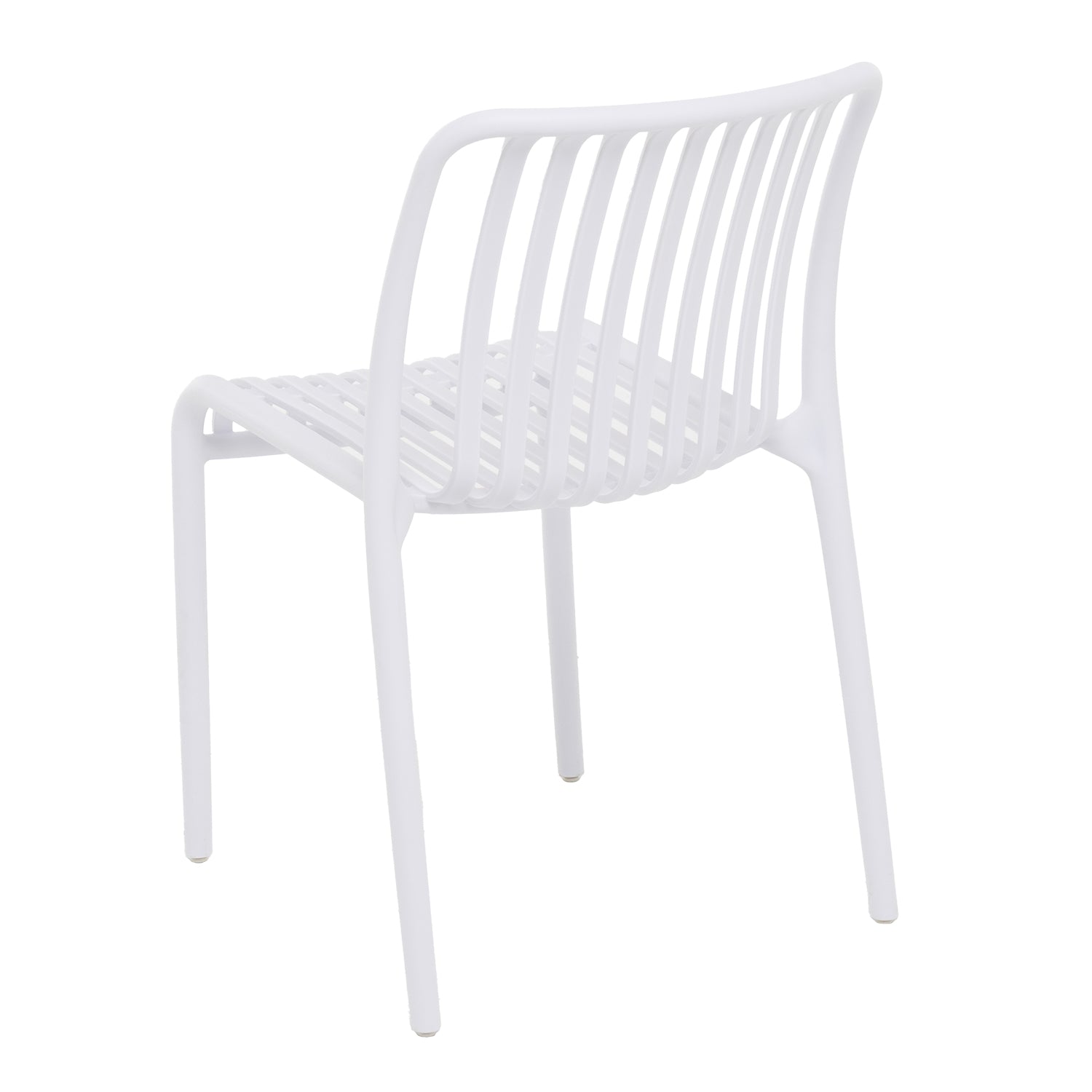 VESTIAMO CASA GIARDINO - Sedia da giardino in Polipropilene Bianca - h79x42x42 cm