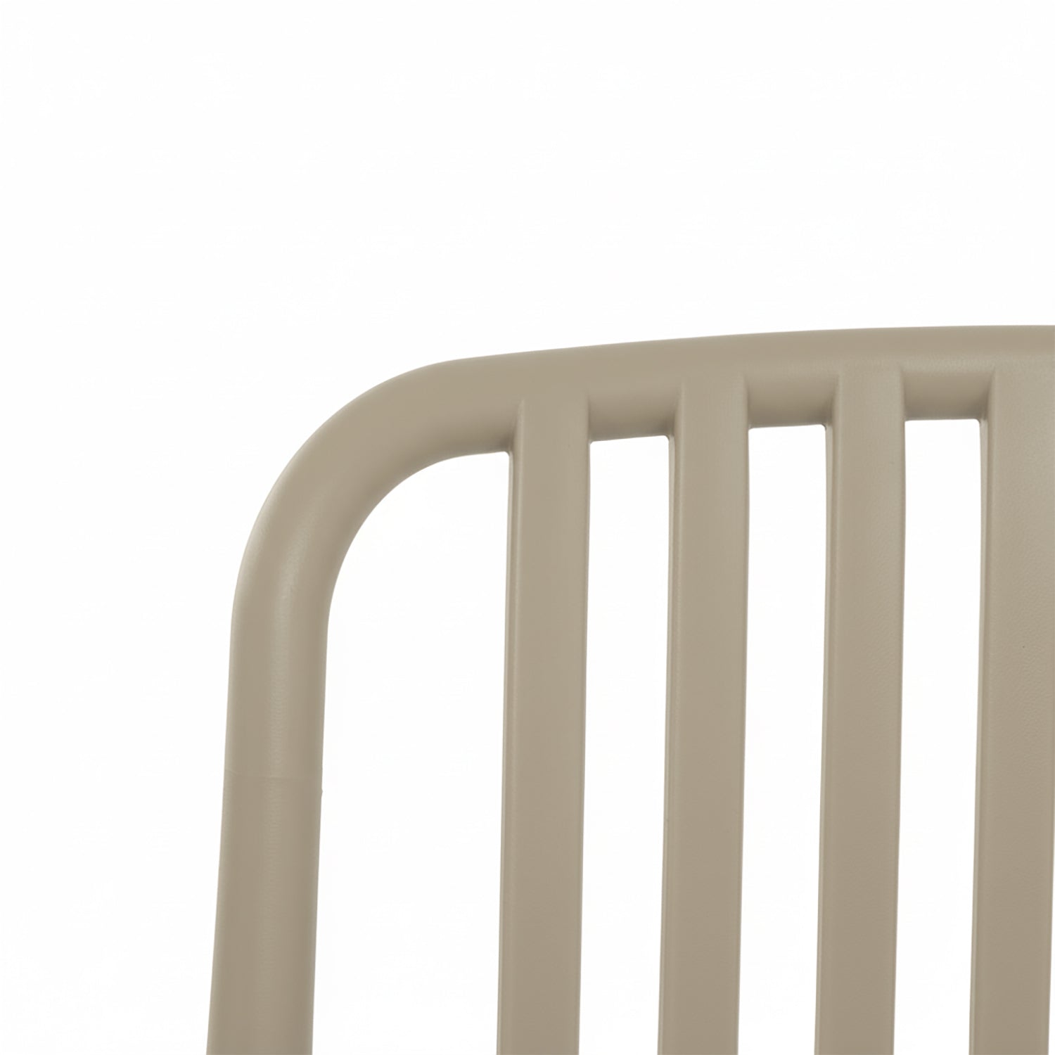 VESTIAMO CASA GIARDINO - Sedia da giardino in Polipropilene Tortora - h79x42x42 cm
