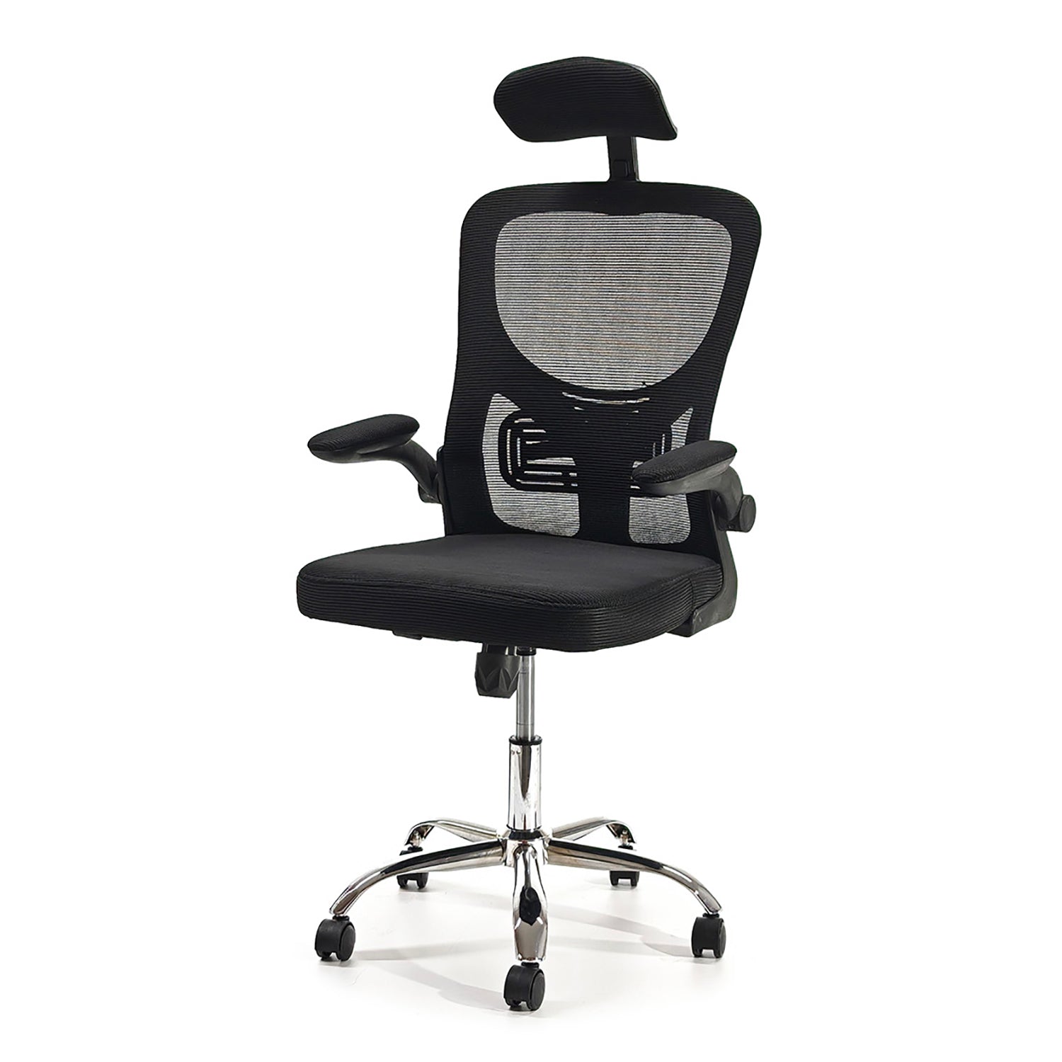 VESTIAMO CASA - Sedia Ufficio Nera - h126x62x62 cm