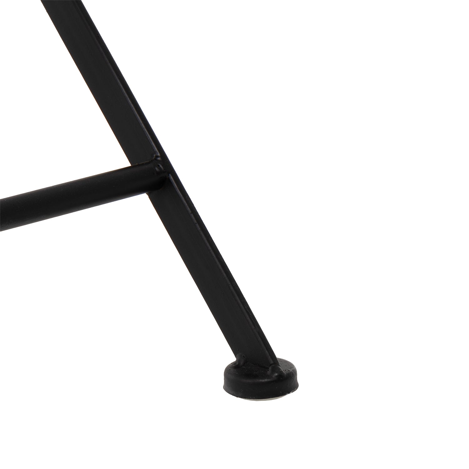 VESTIAMO CASA GIARDINO - Sedia da giardino Pieghevole Decorata in metallo nero con maioliche Multicolor - h90x38x38 cm