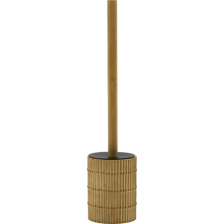 VESTIAMO CASA - Portascopino Effetto Bamboo Senape - h44 cm diametro 10 cm