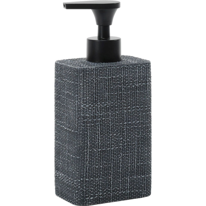 VESTIAMO CASA - Dispenser Sapone Grigio Scuro - h18,5x8x6 cm