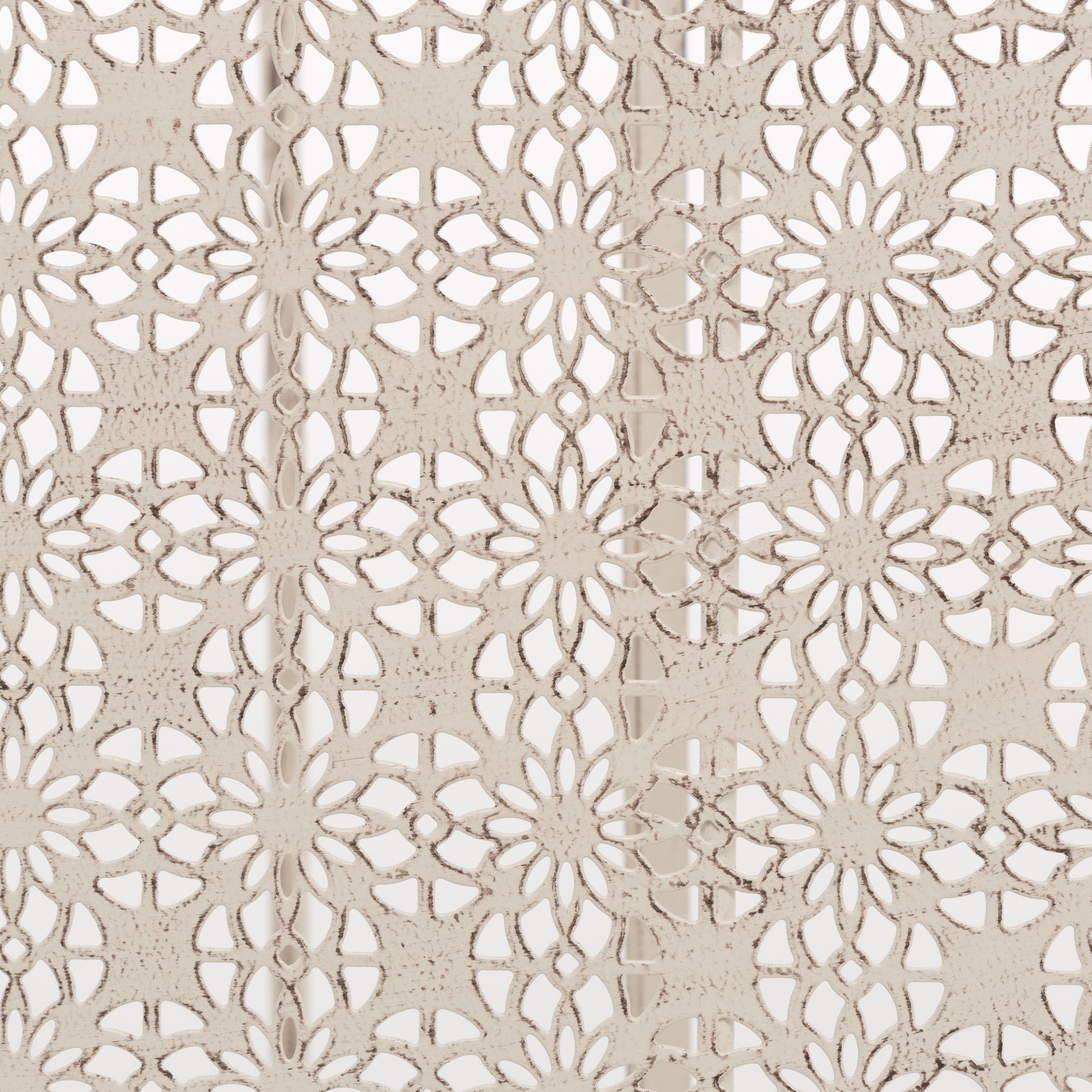 VESTIAMO CASA GIARDINO - Set giardino Bistrot Tavolo rotondo 70 cm e 2 sedie pieghevoli in metallo Bianco Design Liberty