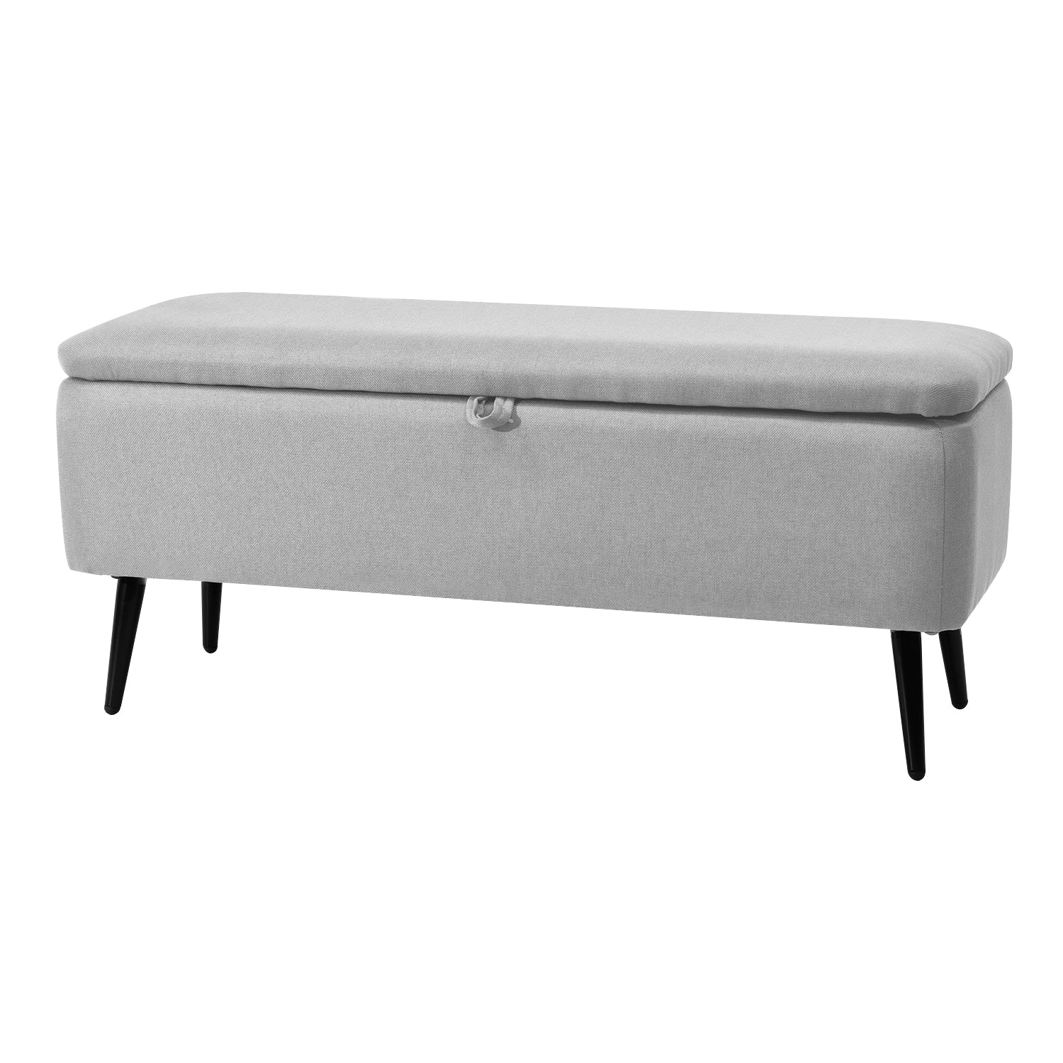 VESTIAMO CASA - Pouf Contenitore Grigio - h43x102x39 cm
