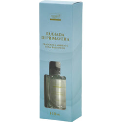 VESTIAMO CASA - Diffusore di Fragranza Rugiada di Primavera 140 ml con 4 bastoncini