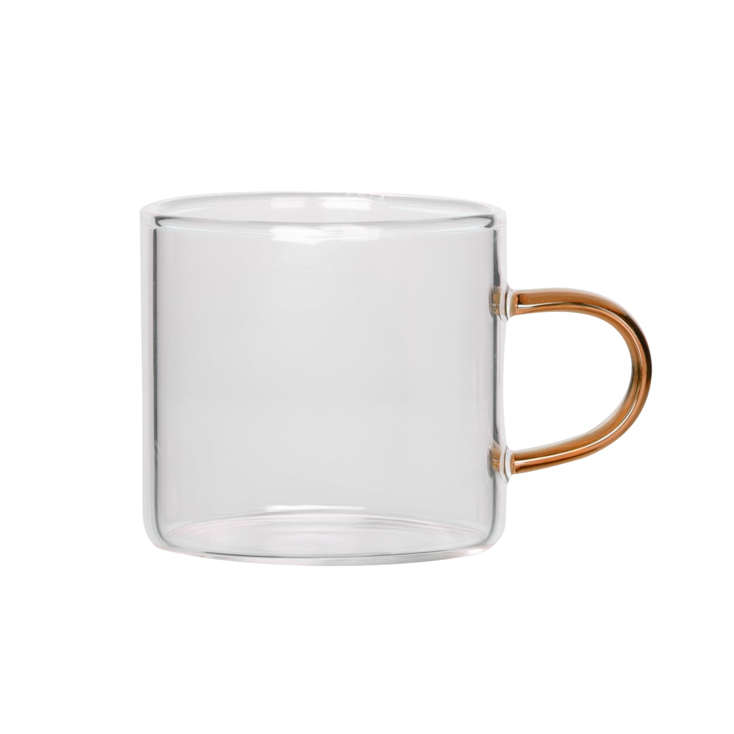 GUSTO CASA - Set 6 Tazzine da Caffè Coffee Break in Vetro Borosilicato 9 cl